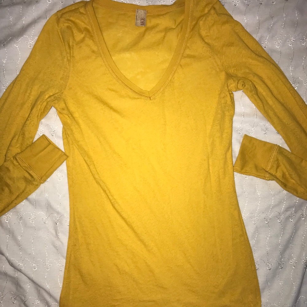 BKE Long Sleeved Burnout Shirt